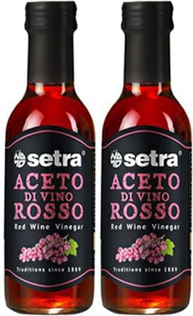 Уксус Setra из красного вина 4% 250 мл, комплект: 2 упаковки по 250 г  #1