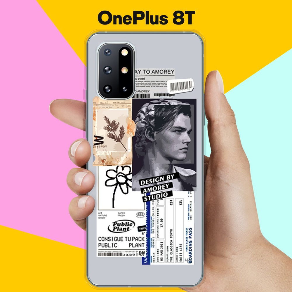 Силиконовый чехол на OnePlus 8T Pack 5 / для ВанПлас 8Т - купить с  доставкой по выгодным ценам в интернет-магазине OZON (634883125)