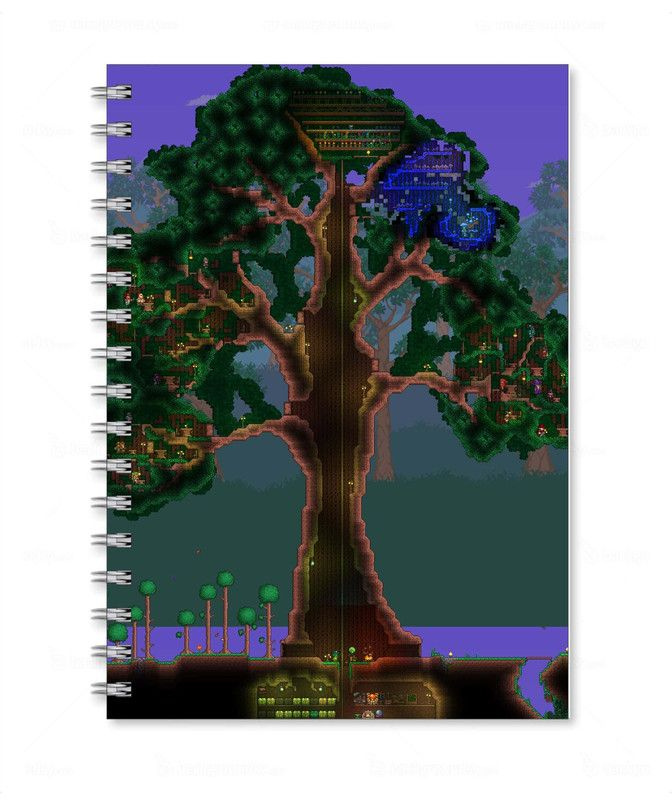 Тетрадь MIGOM А4 принт "Террария, Terraria" - 0002 - купить с доставкой ...