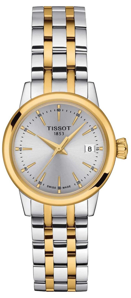 Женские швейцарские наручные часы Tissot Classic Dream Lady T129.210.22.031.00 (T1292102203100)  #1