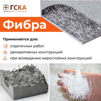 Фибра для бетона, фиброволокно, добавка в раствор 12 мм 2 кг (2 шт. по 1 кг)  #1