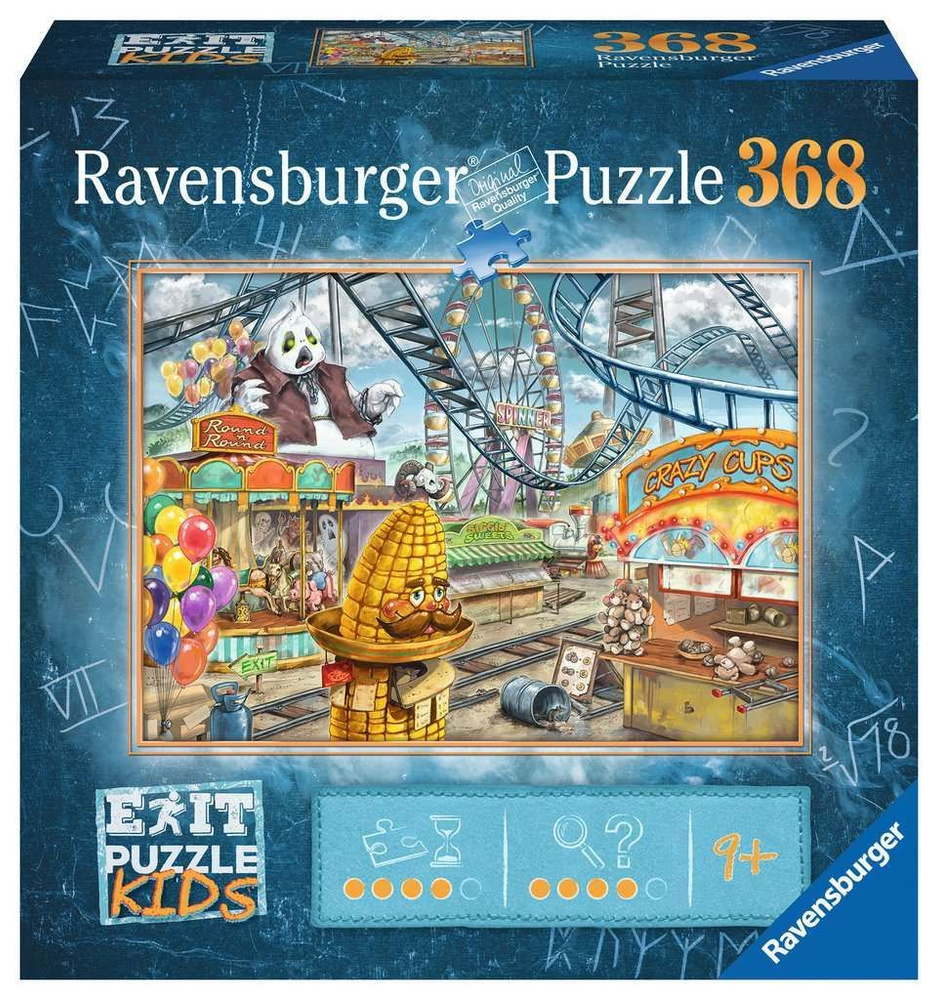 Пазл-квест Ravensburger 368 Парк развлечений, арт.12926 - купить с  доставкой по выгодным ценам в интернет-магазине OZON (918603892)