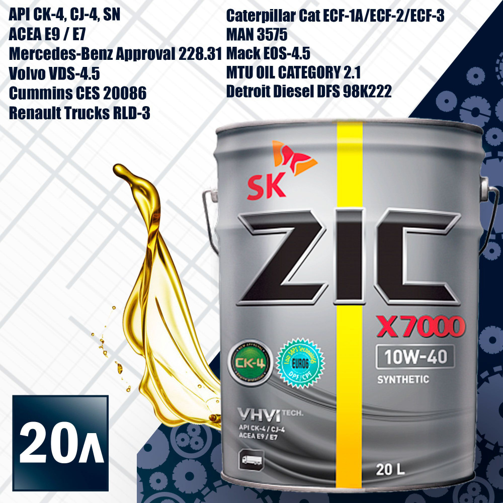 Масло zic 10w 40 отзывы. Масло ZIC 7000 10w 40. ZIC x7000 10w-40 CK-4 API CK-4. Масло зик 5 в 40. Масло зик 10 40.