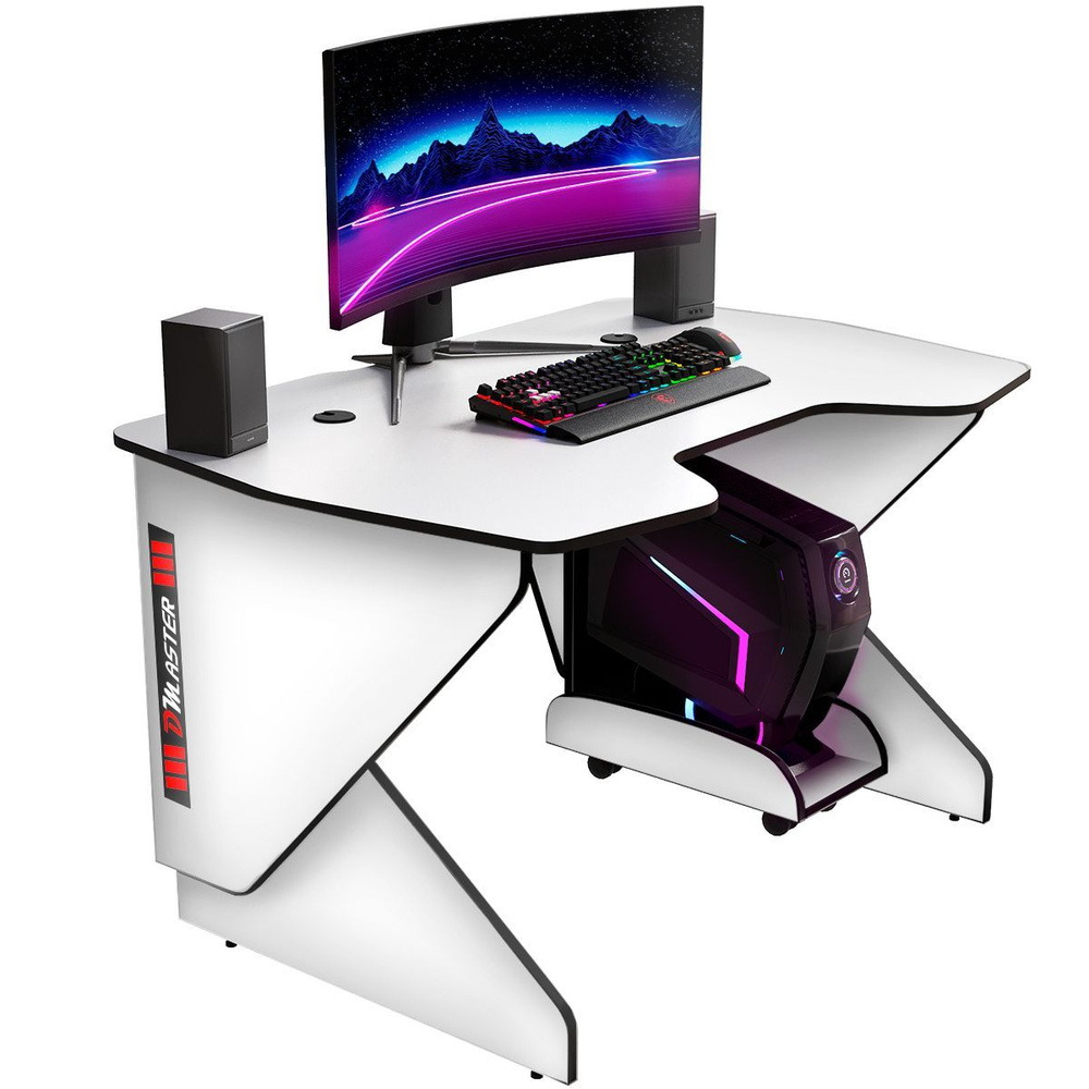 Игровой компьютерный стол ДЭН-МАСТЕР Квартет, 110х70х72 см - купить по ...