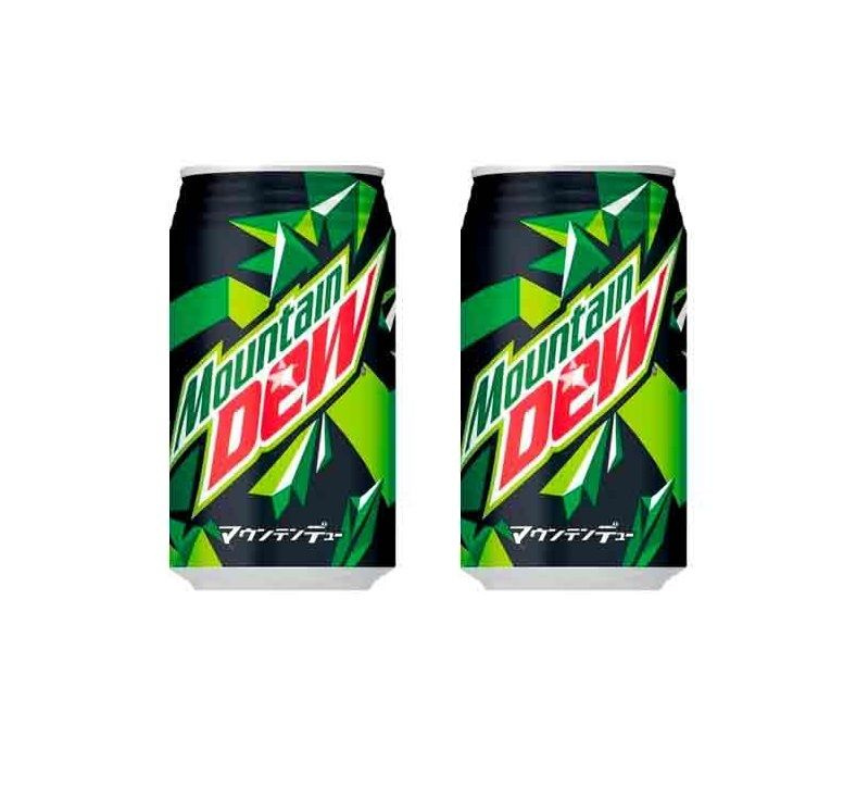Газированный напиток Mountain Dew / Маунтин Дью 350мл х 2 шт. (Япония ...