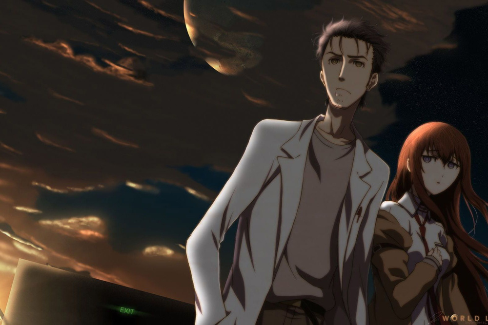 врата штейна аниме постер на стену, 30 см, 20 см - купить в интернет ...