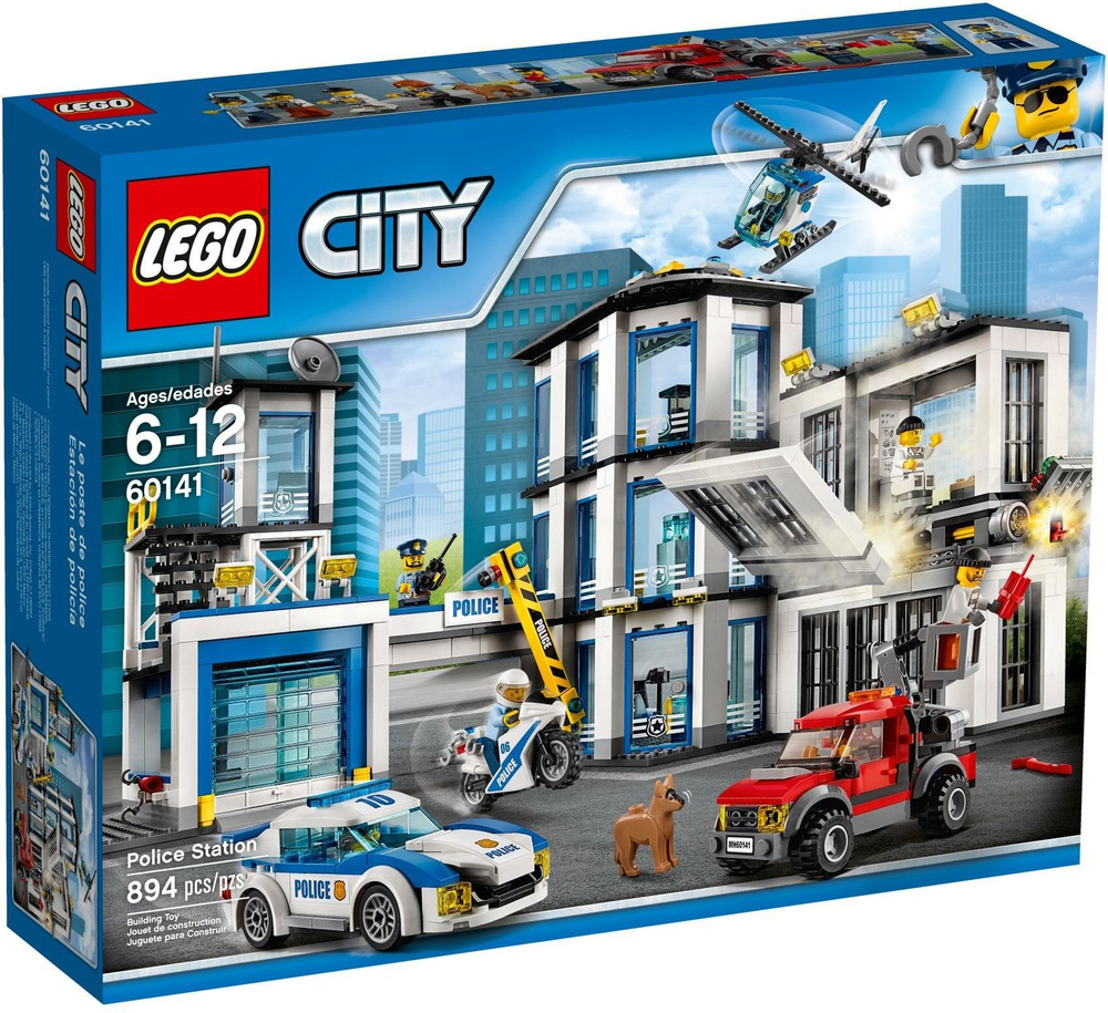 Конструктор LEGO City Полицейский участок 60141 - купить с доставкой по  выгодным ценам в интернет-магазине OZON (530805426)