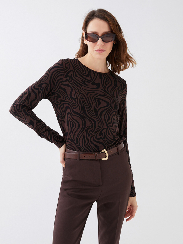 Футболка LC WAIKIKI, размер 48, цвет разноцветный, 97% ВИСКОЗА, 3% ...