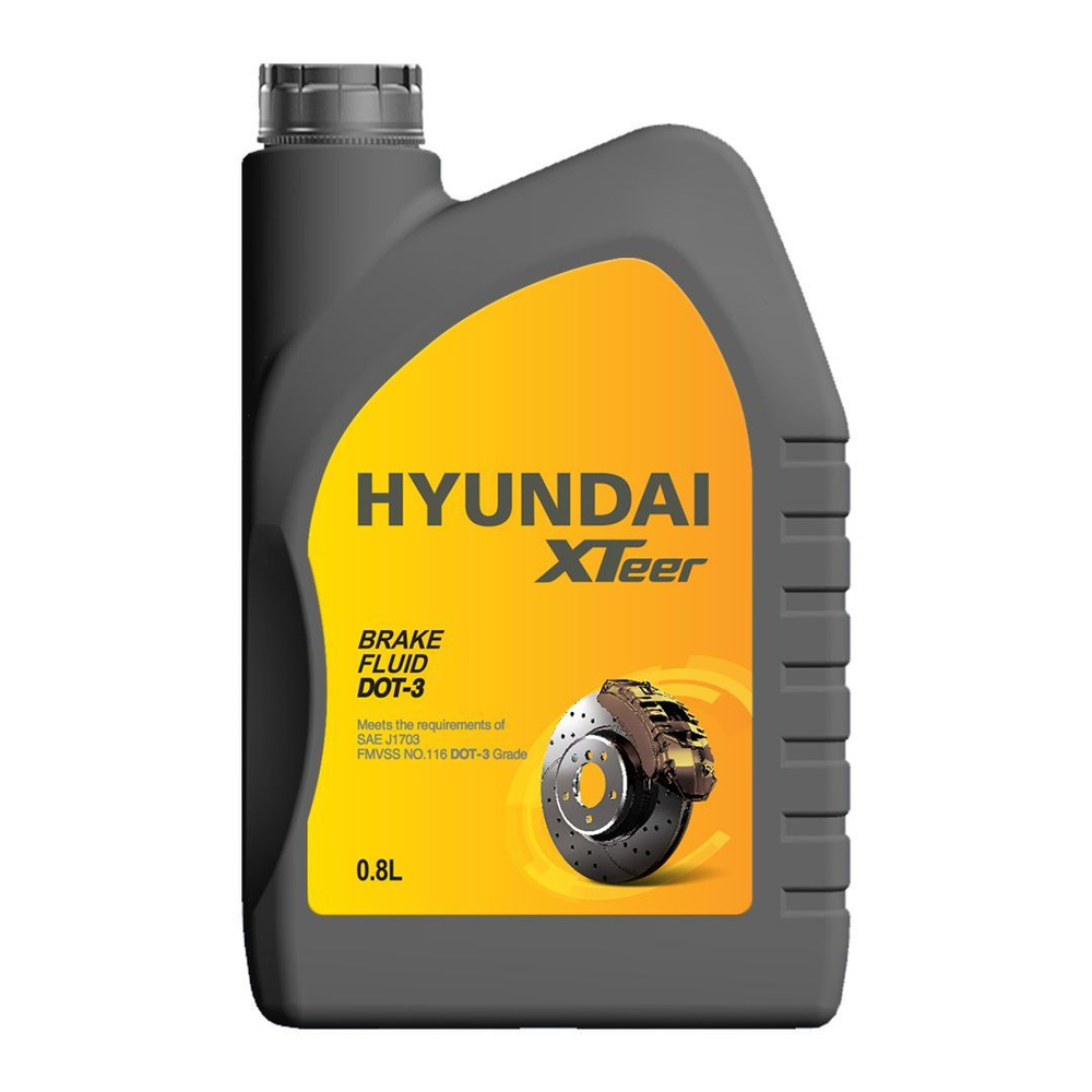 HYUNDAI XTeer Brake Fluid DOT-3 0.8л - купить с доставкой по выгодным ...