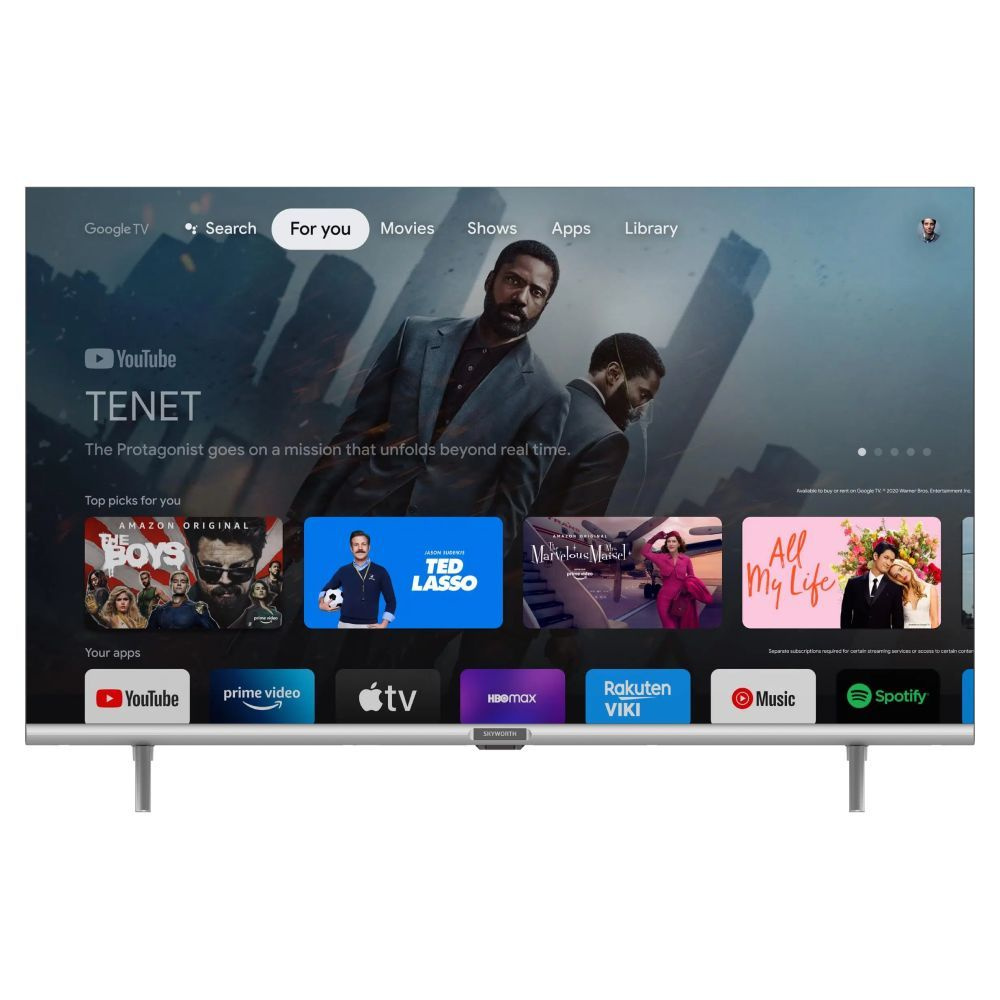 Skyworth Телевизор 32STE6600 Смарт ТВ - Google TV; голосовое управление;  HDMI x2; USB x2; 32