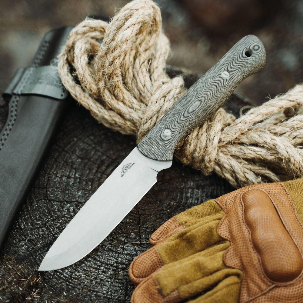 Нож туристический Forester AUS10 Micarta - купить с доставкой по выгодным  ценам в интернет-магазине OZON (964873405)