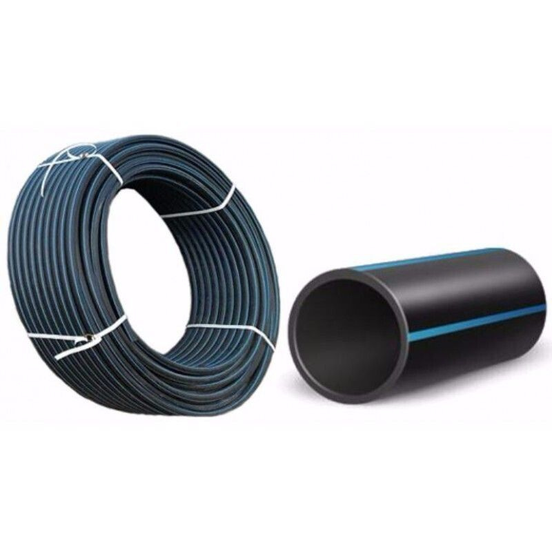 Труба ПНД 25 мм x 2 мм x 100 метров водопроводная питьевая напорная ...