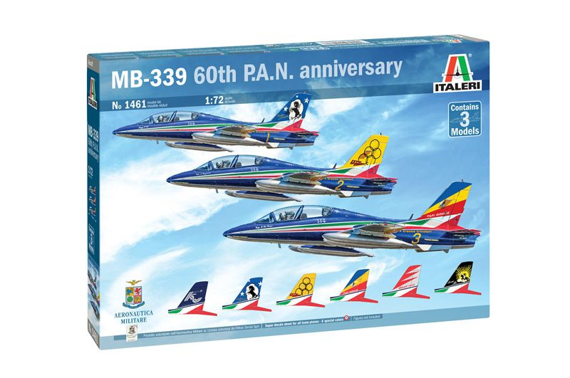 Сборная модель Italeri 1461ИТ Самолет AERMACCHI МВ-339 (10013160/011122/3526709, ИТАЛИЯ)  #1