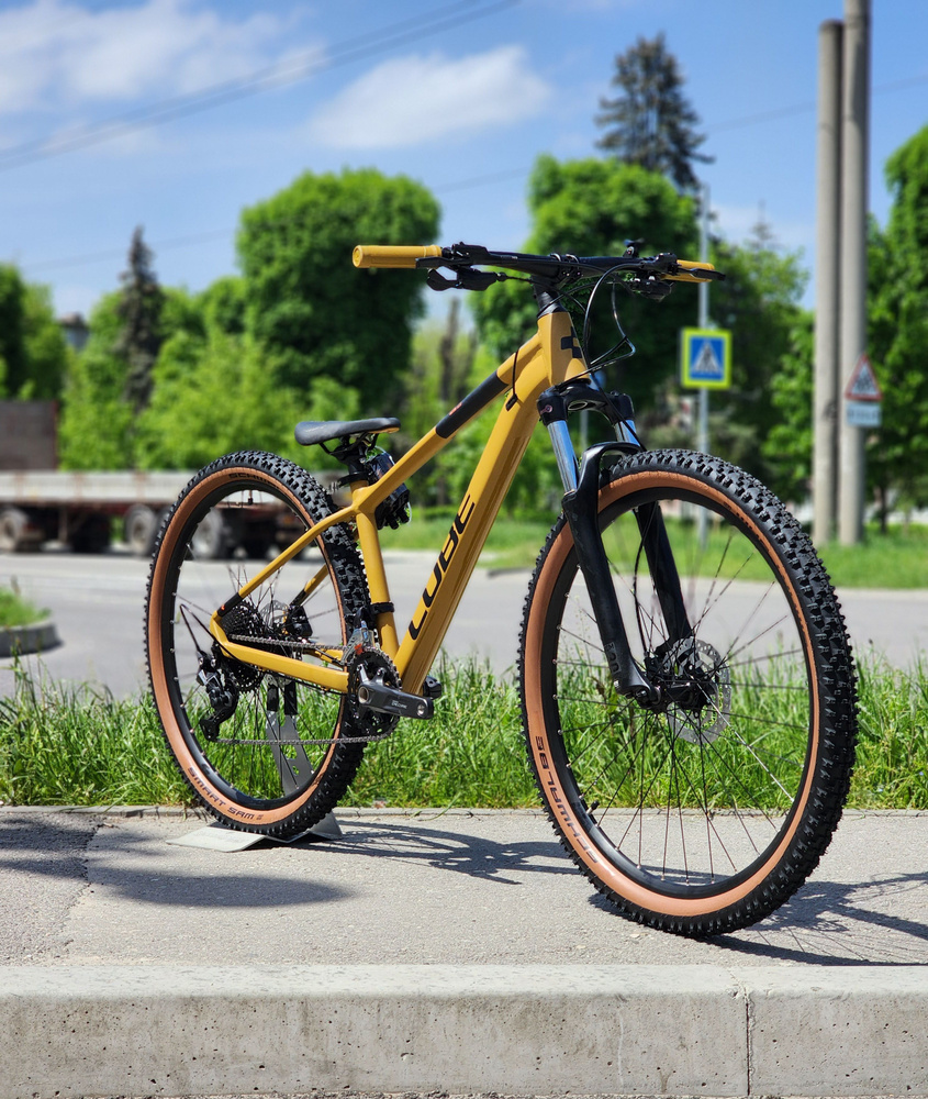 Горный велосипед Cube Aim EX 27.5(2023) 16" Карамель - купить по ...