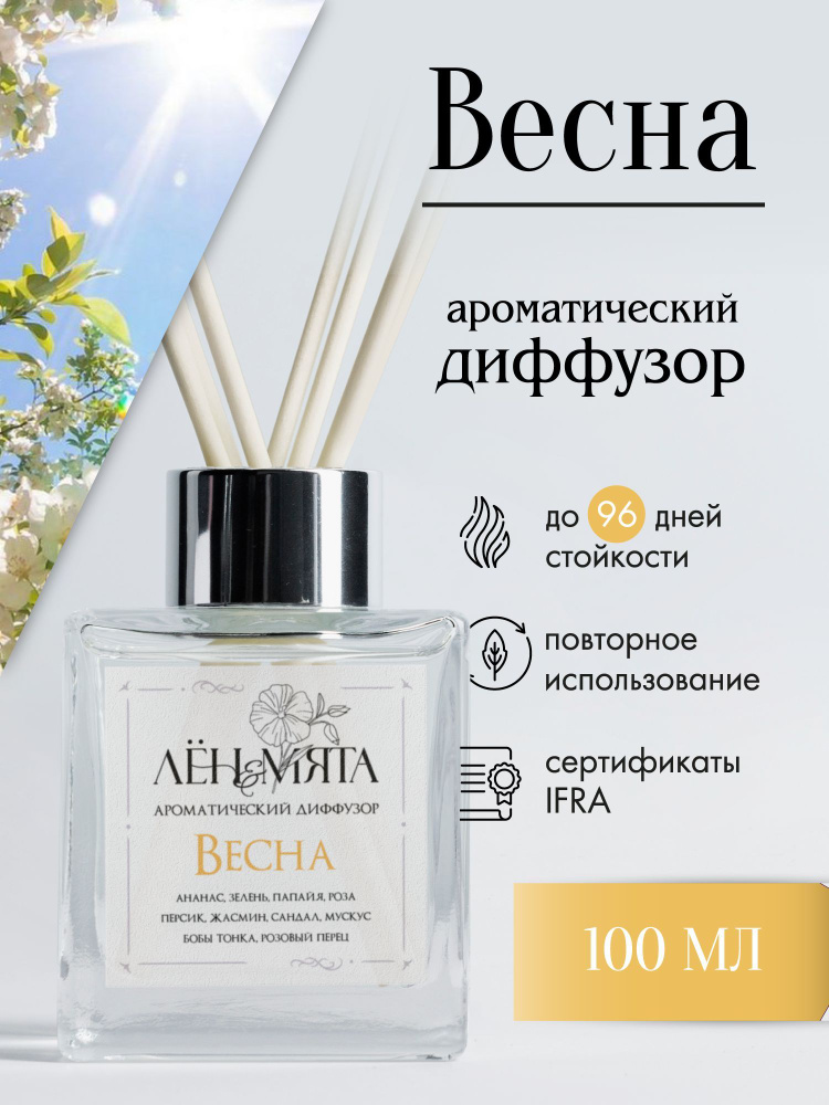 Пропитка диффузора. Смесь для диффузора дотерра весенне небо. ароматический диффузор нежная сирень 50 мл.