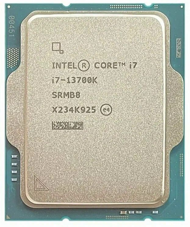 Процессор Intel Core i7 13-го поколения, OEM (без кулера), 16 яд., 3.4 ...