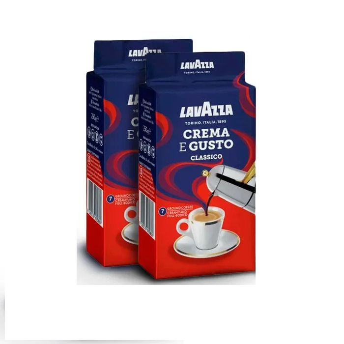 Кофе молотый Lavazza Crema e Gusto,2 х 250 г #1