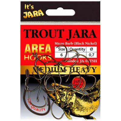 Крючки джиговые Jara Baits TROUT JARA AREA Hooks # 08 (20шт) - купить сдоставкой по выгодным ценам в интернет-магазине OZON (1029281081)