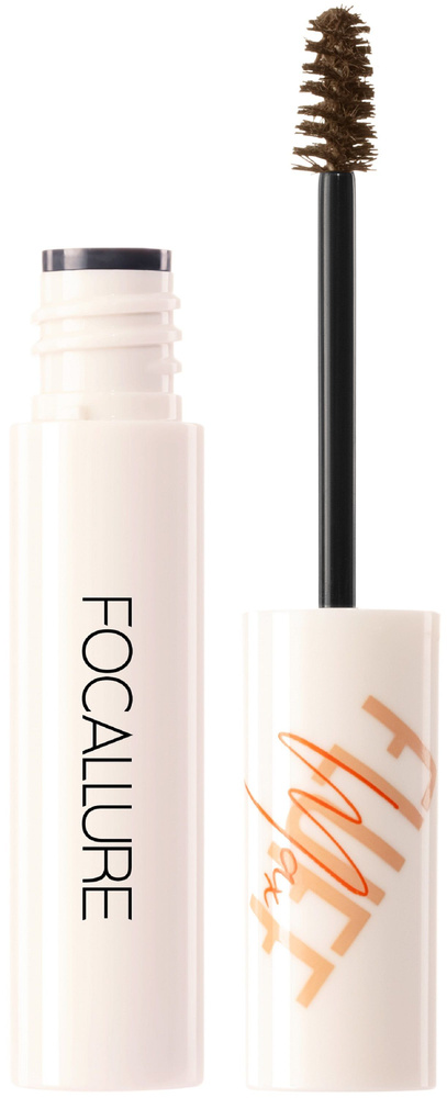 FOCALLURE Гель для бровей Fluffmax Tinted Brow Mascara тон 03 тёмно-коричневый, 4 г  #1