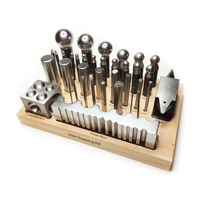 Анка с пунзелями, наковальня набор для ювелира, 37 предметов, создание ...