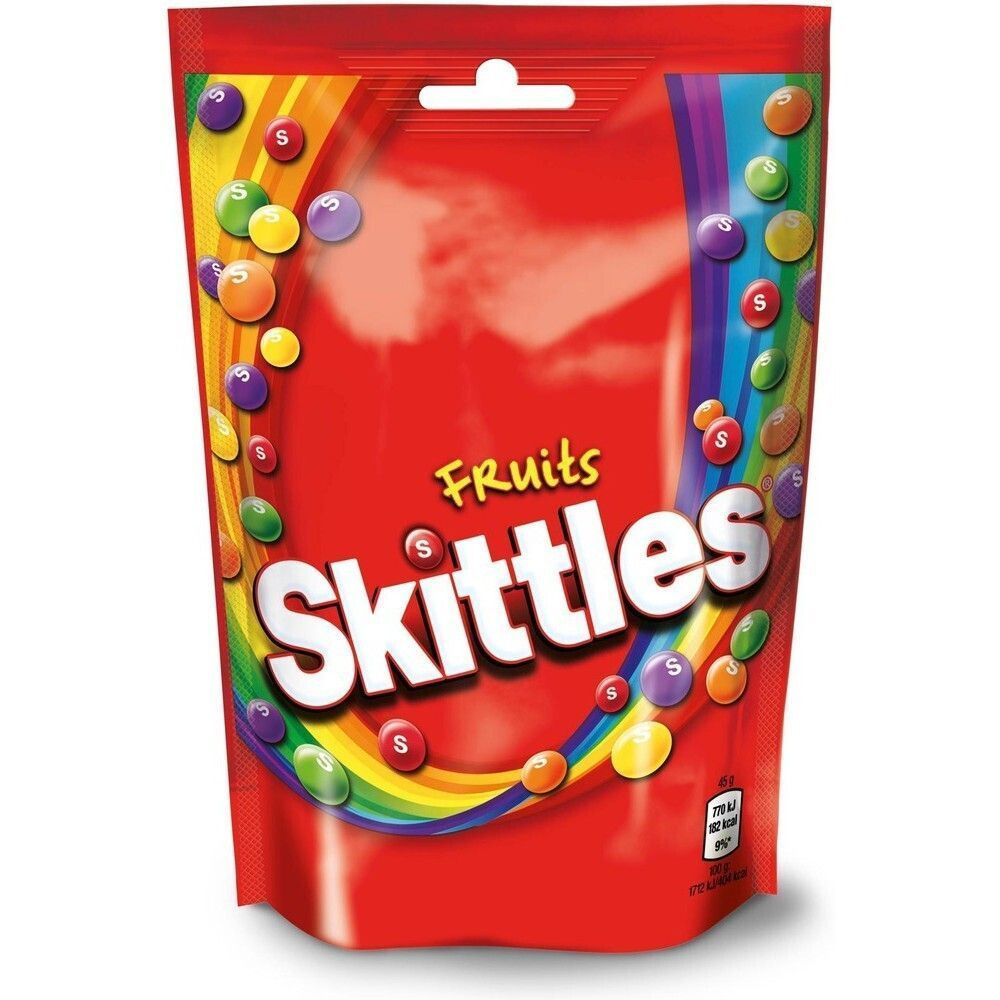 Skittles Fruits, Скитлс Фрукты, драже 160 гр! Большая упаковка! Для друзей!  #1