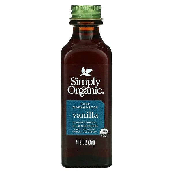 Simply Organic, Pure Madagascar Vanilla, Мадагаскарская ваниль, безалкогольный ароматизатор, 59 мл  #1