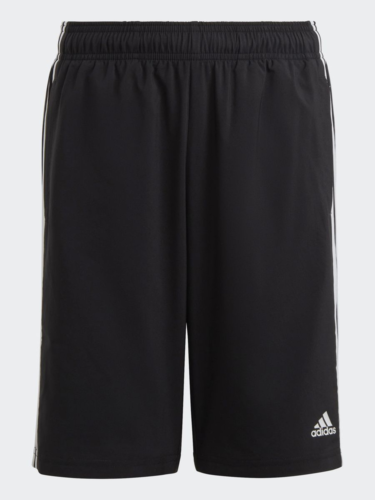 Adidas black and sales white shorts