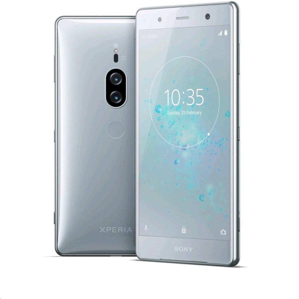 Sony Смартфон Xperia XZ2 Premium 4K/Русский/NFC/Google Play/ Qualcomm  Snapdragon 845 Global 6/64 ГБ, серебристый