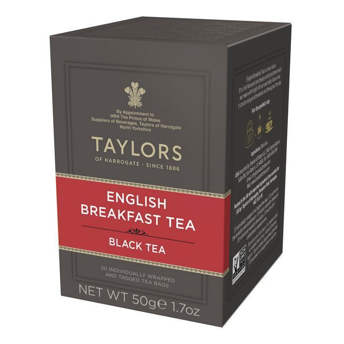 Чай черный в пакетиках Английский Завтрак ТМ Taylors , 20 шт #1