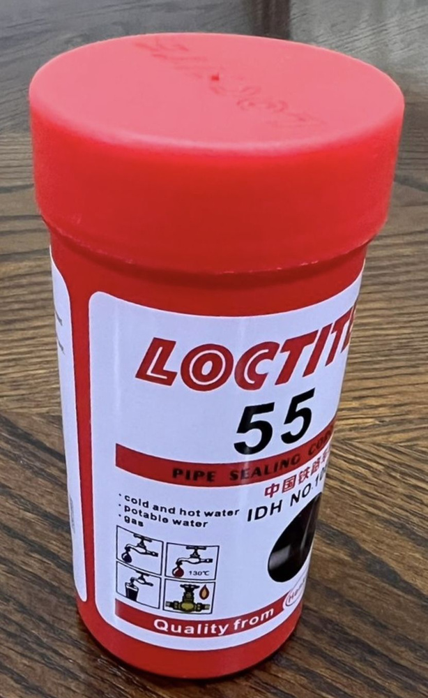 Нить герметизирующая для газа и питьевой воды LOCTITE 55 160м-2шт  #1