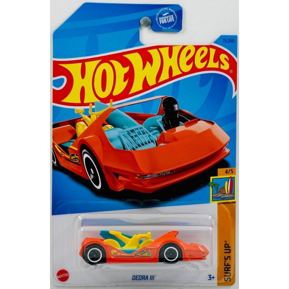 HKK81 Машинка металлическая игрушка Hot Wheels коллекционная модель DEORA 3  оранжевый - купить с доставкой по выгодным ценам в интернет-магазине OZON  (1375142133)