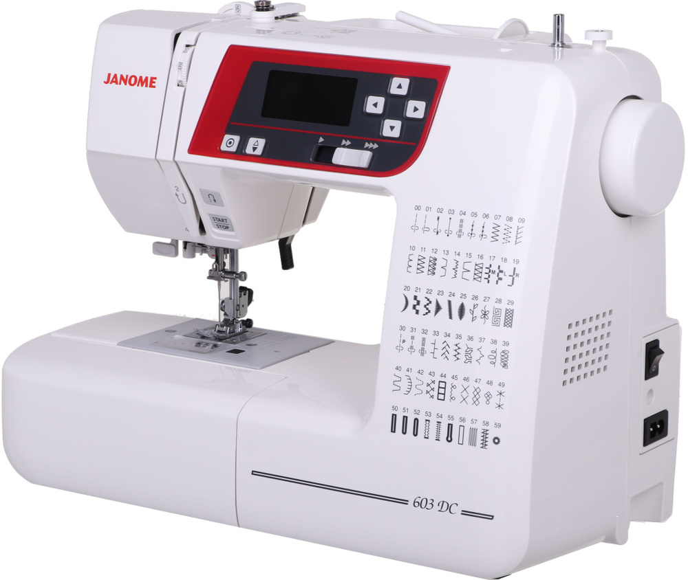 Janome DC 603. Janome 603dc в разобранном виде.