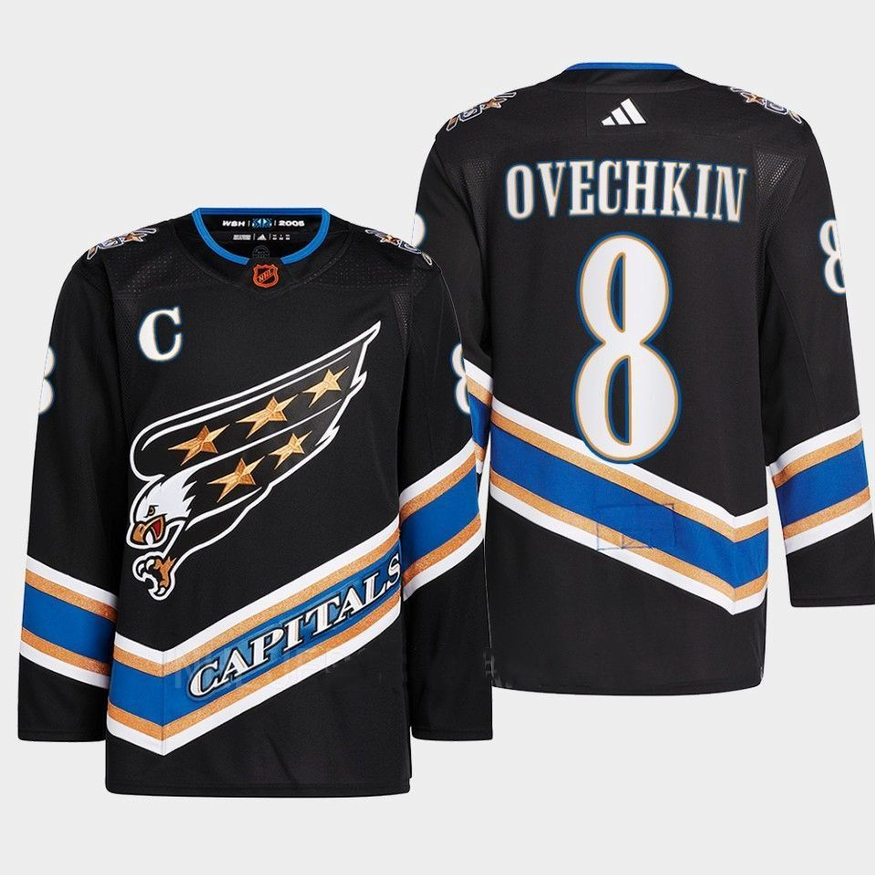 NHL джерси хоккейная Вашингтон Кэпиталз Washington Capitals Hockey Jersey 8 Alexander Ovechkin  #1