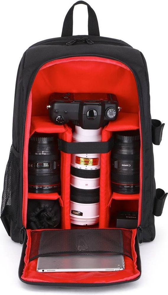 Многофункциональный рюкзак NiceFoto для фотоаппаратов Canon, Nikon, Sony, Xiaomi, фотосумка для объектива #1