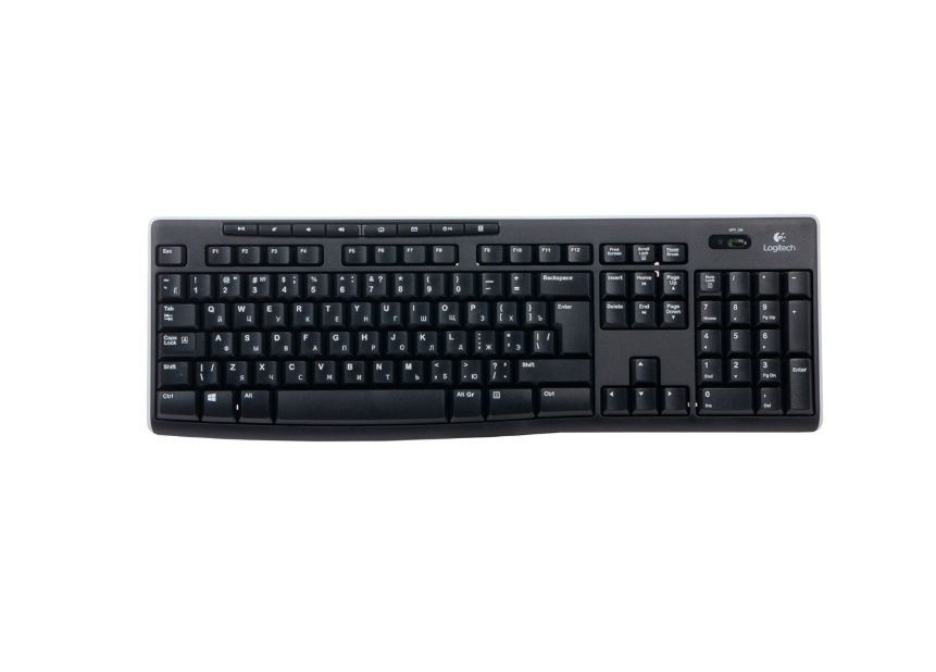 Мембранная клавиатура Logitech K270 Wireless Keyboard Black (920-003757 ...