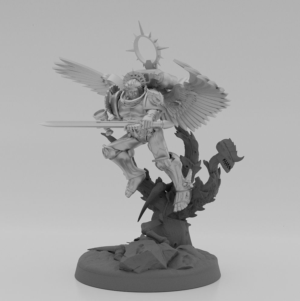 Игровая миниатюра The Sanguinius (Сангвиний) 60мм Warhammer 40K (Blood ...