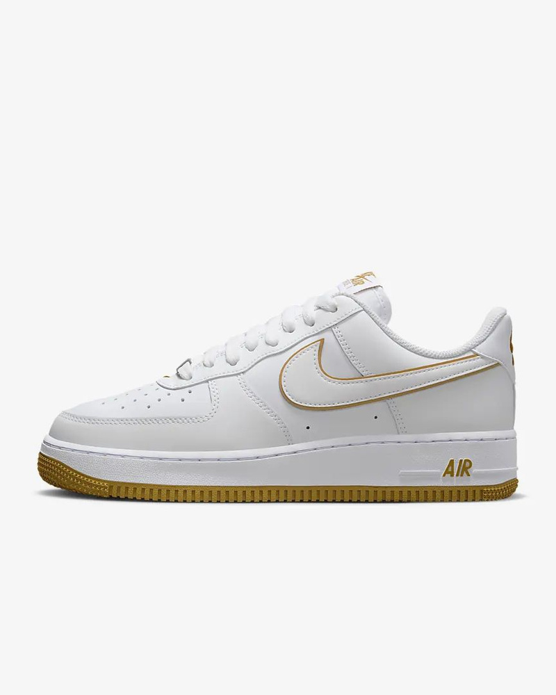 Nike air force 1 cheap just do it womens gold