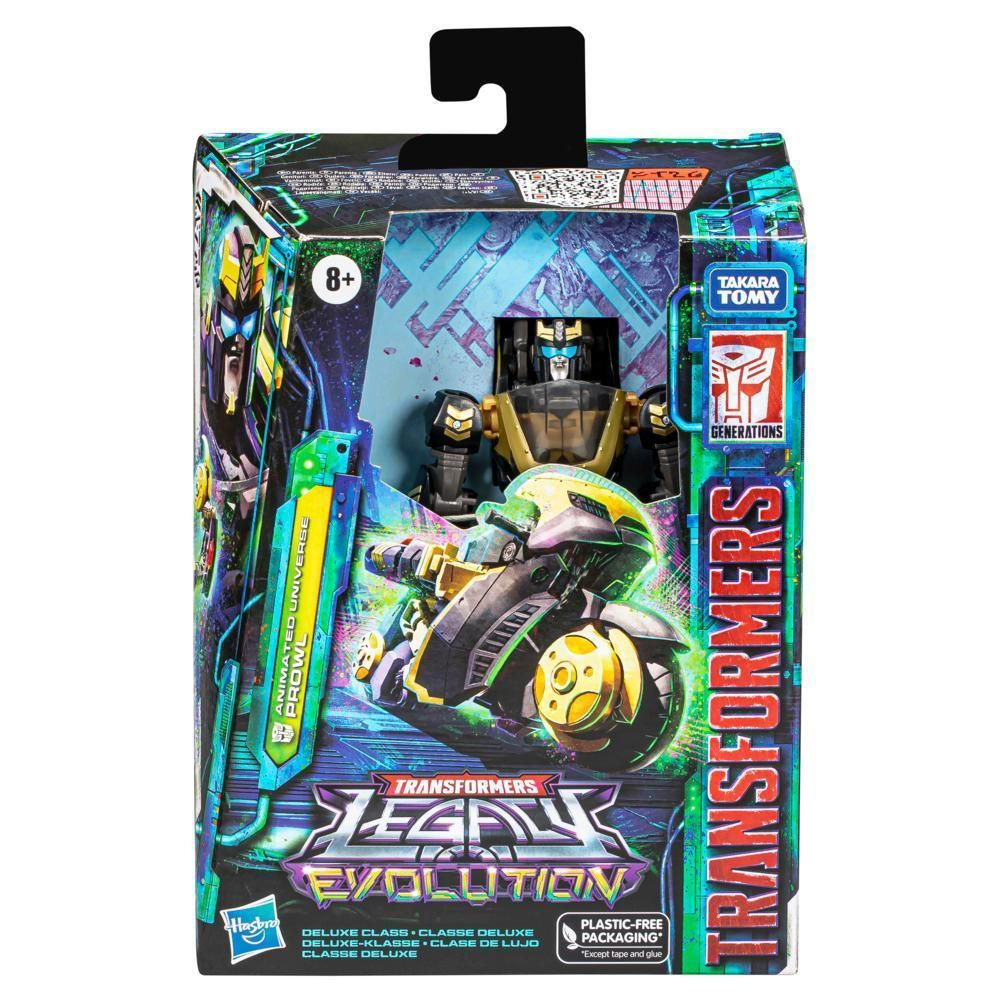 Трансформеры игрушки Hasbro Transformers Legacy Evolution Deluxe Class Animated Universe Prowl (14cm) #1