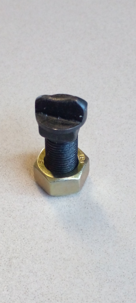 Болт+гайка бича 54-62352 (61382) с насечкой НИВА, ДОН, Енисей, КЗС ...