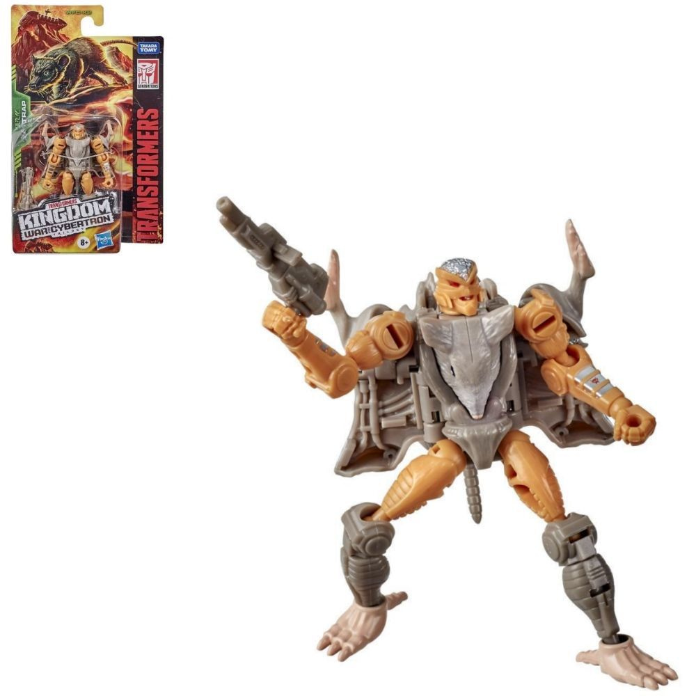 Hasbro Игрушки-трансформеры Generations War for Cybertron: Kingdom Core  Class Фигурка WFC-K2 Rattrap - для детей от 8 лет, 3,5 дюйма F0664 - купить  с доставкой по выгодным ценам в интернет-магазине OZON (1226496518)