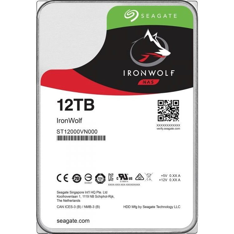 Seagate 12 ТБ Внутренний жесткий диск (ST12000VN0008)  #1