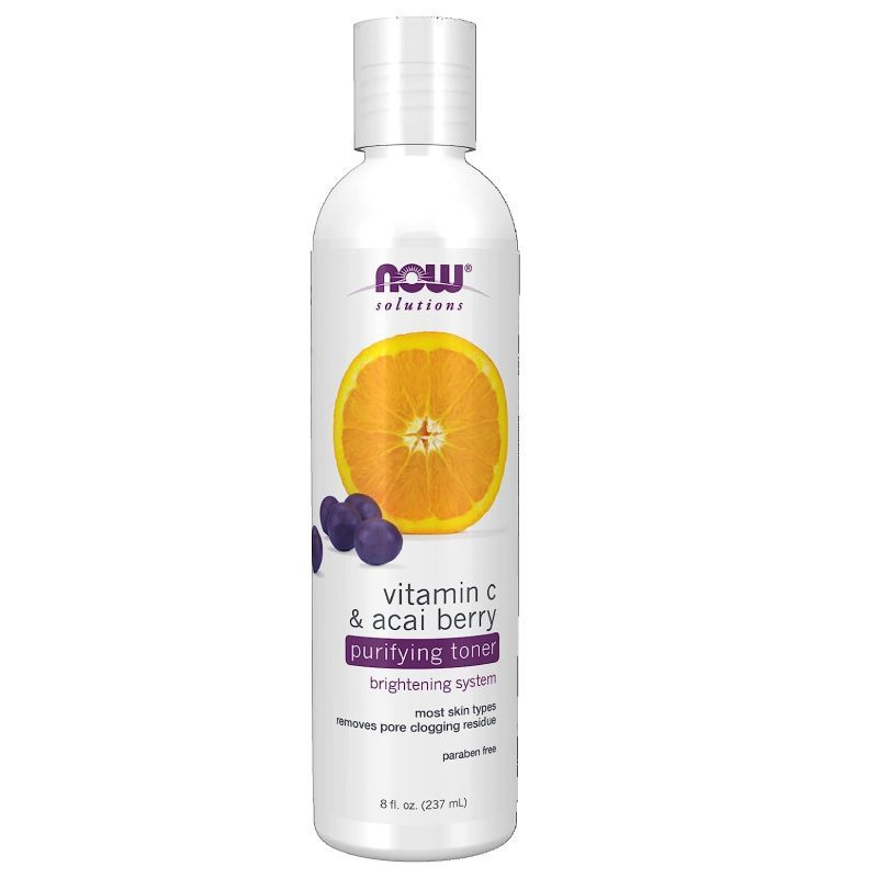 NOW FOODS Очищающий тоник Vitamin C & Acai Toner 237 ml #1