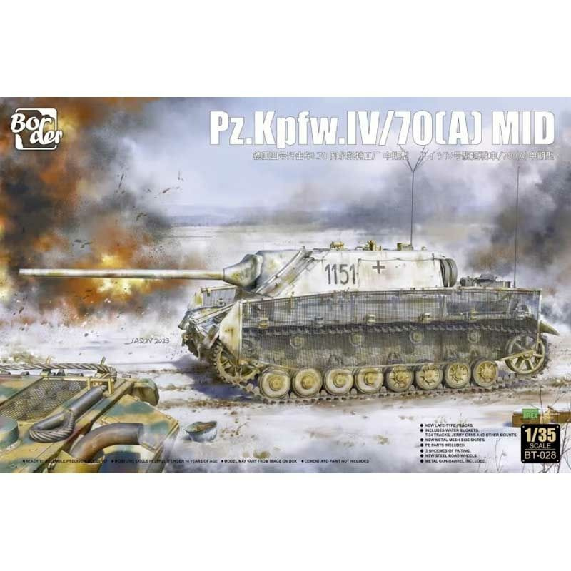 Сборная модель Border Model 1/35 Немецкая САУ Jagdpanzer IV L/70(A) MID BT-028  #1