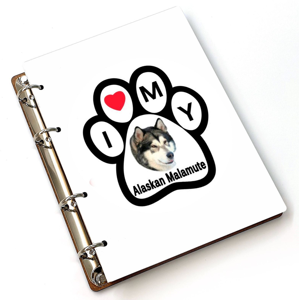 #huskydom Блокнот A5, листов: 80 #1