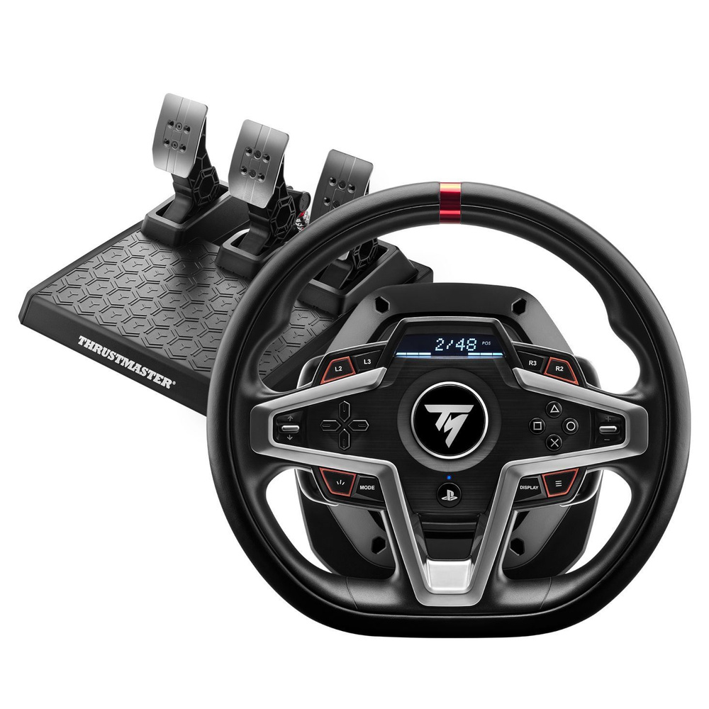 Гоночный руль и магнитные педали Thrustmaster T248 4160783 - купить с  доставкой по выгодным ценам в интернет-магазине OZON (1356186766)