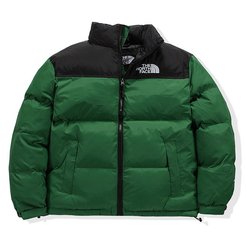 North face store green down jacket