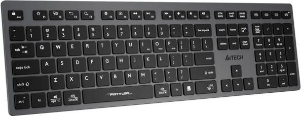 A4Tech Клавиатура беспроводная Fstyler FBX50C, белый #1