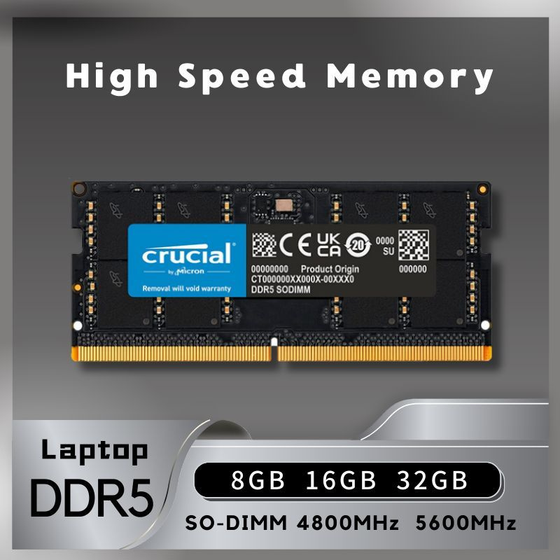 Модуль оперативной памяти Crucial Laptop DDR5 16G 480016 ГБ (16G ...