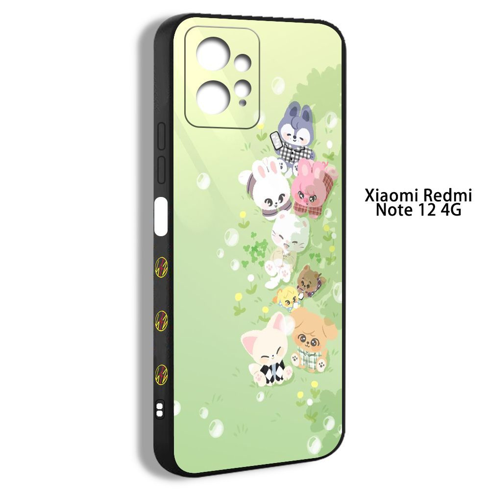 чехол для смартфона Подходит для Xiaomi Redmi Note 12 4G K Pop группа Stray  Kids мультфильм логотип UOU26 - купить с доставкой по выгодным ценам в  интернет-магазине OZON (1212516542)