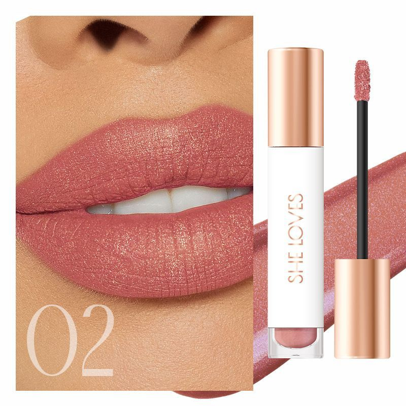 She Loves Жидкий Блеск для губ с блестками Shine Liquid Lipstick тон 2 ...